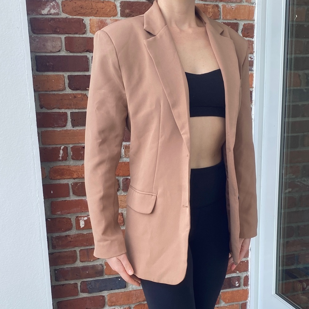 Nasty Gal Camel Blazer
